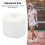 Polyurethane Badminton Racket Cushion Wrap Shock Absorption White 5