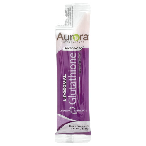 Aurora Nutrascience, Micro-Pack+, Λιποσωματική Glutathione, 500 mg, 30 Single-Serve Liquid Packets, 0,46 fl oz (13,5 ml) Each 2