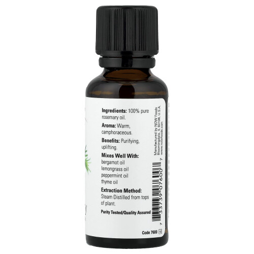 NOW Foods Essential Oil, Rosemary Oil - 30 ml. 1