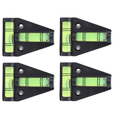 4 pezzi livella a bolla portatile a forma di T per RV
