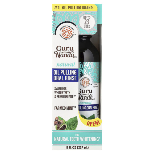 GuruNanda, Φυσικό Λούσιμο Oral, Κλινικό, Κοκο-Μίντ, 8 fl oz (237 ml) 1