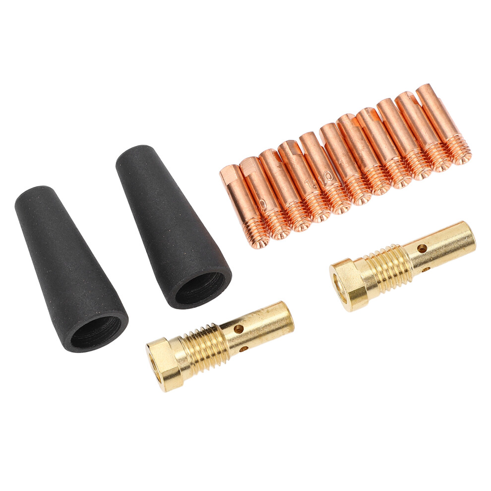 15Pcs Gasless Nozzle Tips Kit For Mig Welders, 0.039In Electrode 4931384935243