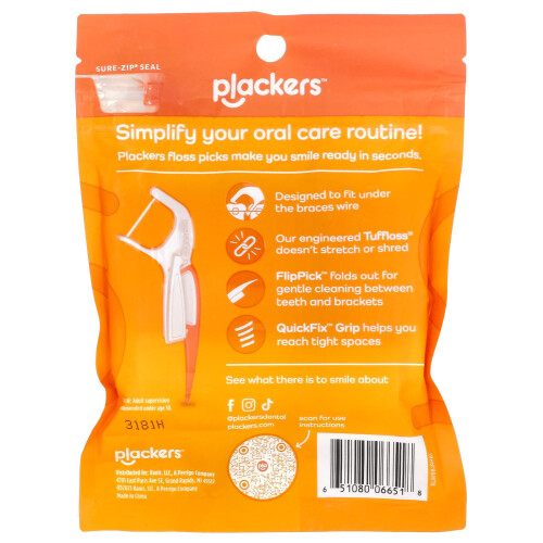 Plackers, Orthopick, Floss Picks, 36 Count 1