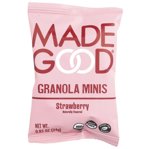MadeGood, Granola Minis, Morango, 5 Pacotes, 0.85 oz (24 g) Cada 2