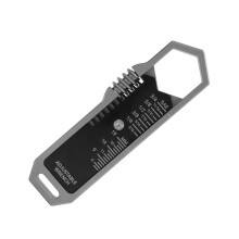 Adjustable Stainless Steel EDC Wrench 3/16-3/4 Inch 5-19mm with Pocket Clip