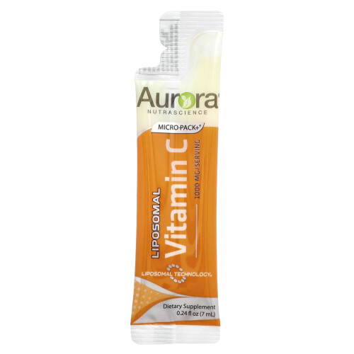 Aurora Nutrascience, Micro-Pack+ Liposomal Vitamin C, 1,000 mg, 30 Single-Serve Liquid Packets, 0.24 fl oz (7 ml) Each 2