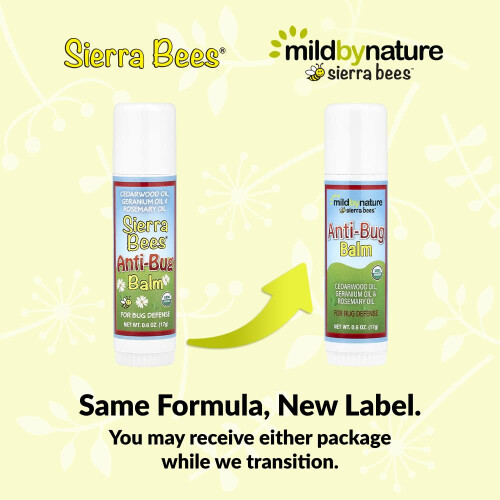 Mild By Nature, Anti-Bug Βάλας, Σφενδάμι, Γεράνι & Ροζмарίνο Ελαιόλαδο, 0.6 oz (17 g) 2