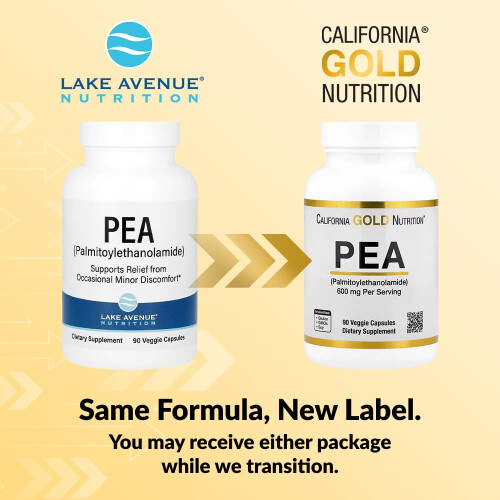 Lake Avenue Nutrition, PEA (Παλμιτοϋλαιθανόλη), 90 Βοτανογενείς Κپسούλες 2