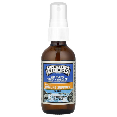 Sovereign Silver, Bio-Active Silver Hydrosol, Fine Mist Spray, 10 PPM, 2 fl oz (59 ml) 2