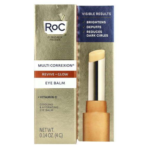 RoC RoC, Multi CorrexionÆ, Protector de Ojos Revive & Glow, 0.14 oz (4 g) 1