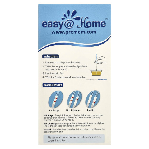 Easy@Home, Δοκιμαστική Γονιμότητα, 25 Δοκιμασίες 1