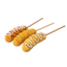 3St Nep Kaas Hotdogmodel Van PVC En Hout, Levensechte Keukendecoratie