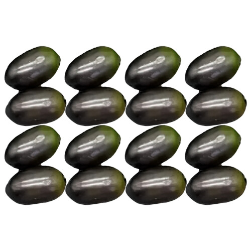 20Pz Olive Decorative in Schiuma Leggera Verde Per Decor E Gioco