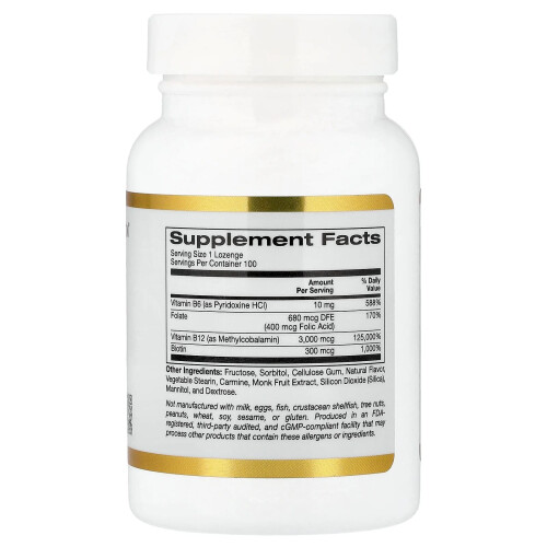 Super Nutrition, Vitamina B12, 3.000 mcg, 100 Lozenges 1