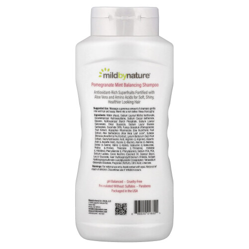 Shampoo de Pomegranate y Menta 1