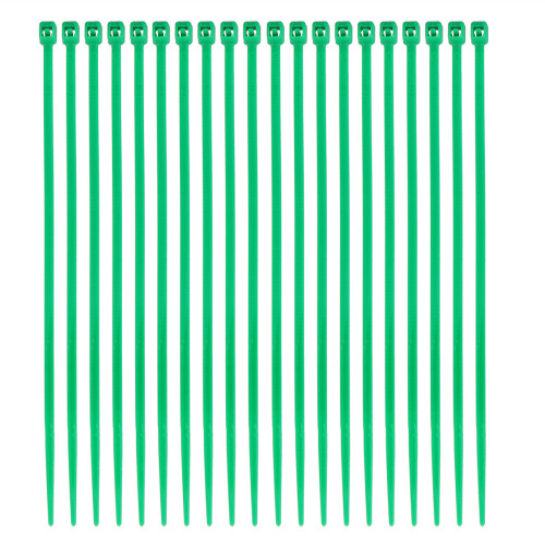 3000Stk Wetterfeste Grüne Nylon Kabelbinder, Selbstsperrend,