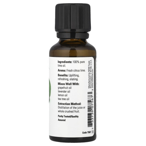 NOW Foods NOW Foods, Essential Oils, Lime, 1 fl oz (30 ml) 1