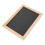 5Pcs Black Bamboo Double-Sided Chalkboard Signs Reusable Wall Decor 1