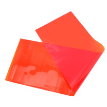 2Pcs Orange Colored Lighting Gel Overlays Pet Film for Home Ambiance