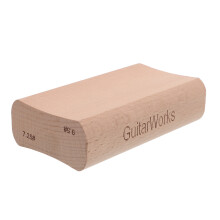 2Stk Khaki Gitarren Bundschleifblock Holzausführung Fret Polishing Set
