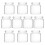20Pièces Pots Transparent Pour Plantes Miniatures Terrarium 1