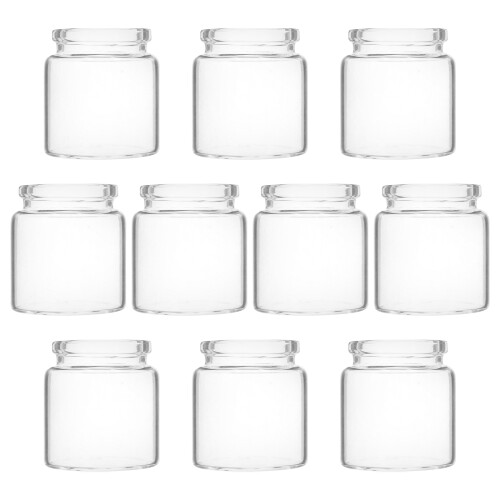 20Pièces Pots Transparent Pour Plantes Miniatures Terrarium