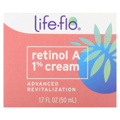 Life-flo, Retinol A 1% Κρέμα, Advanced Revitalization, 1.7 oz (50 ml) 1