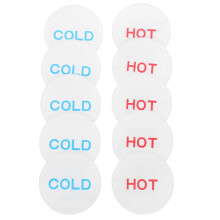 20Pièces Signes Hot Cold Décoratifs Pour Robinets Douches