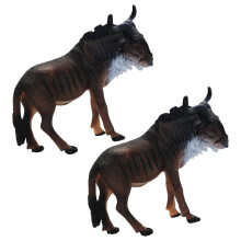 10Pièces Figurines De Gnou Africain Miniatures En PVC Jeux Décoratifs