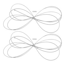 4Pièces Câble Changement Acier Compatible