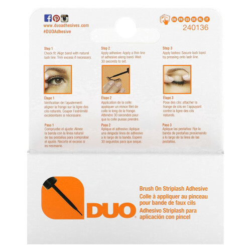 DUO, Penseld Striplash Lim, Mörk Ton, 0.18 oz (5 g) 2