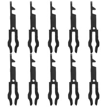 40PiÚces Clé Plastique Noire Pour Serrure Maison