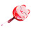 2Pcs Portable PU Cosmetic Mirror Adorable Handheld Tool 1