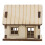 5Pièces Miniature Bois Khaki Pour Décor Jeu Educatif 1