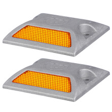 4Pcs Roadside Reflective Markers Assorted Color Outdoor Driveway Studs