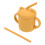 3Pcs Durable Silicone Sippy Cups Straw Water Bottles 1