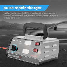 400W 30A 12V/24V Automatic Car Battery Charger Pulse Repair Boat Trickle Eu Plug
