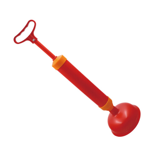 1Ensemble Accessoire Rouge Pour Nettoyage Wc À Ventouse