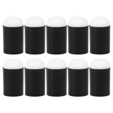 10Pièces Éponges Doigts Peinture Avec Manche Noir Pour