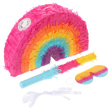 1Set Kinderpinata Mexicaanse Thema Multi Met Speelbat En Blinddoek
