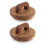 2Pcs Tampas Herméticas De Madeira Com Silicone Para Potes Boca Larga 1
