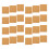 24Pcs Self Adhesive Cork Sheets Light Brown DIY Coasters Non-Slip Pads 1