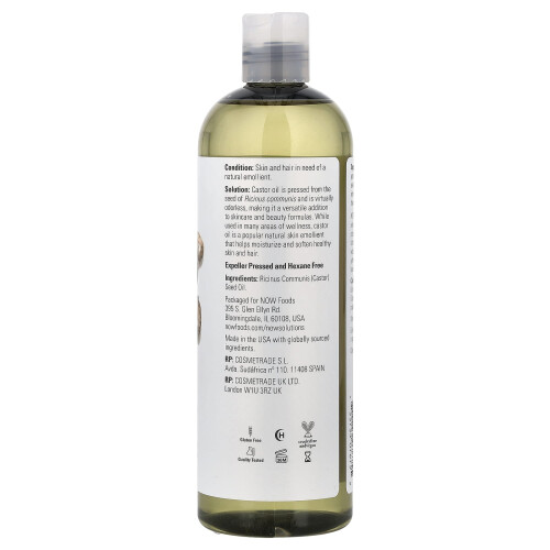 NOW Foods NOW Foods, Λύσεις, Οίνος Καστανοί, 16 fl oz (473 ml) 1