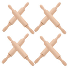 16Pcs Baking Roller Set Child Friendly Small Wooden Rolling Pins