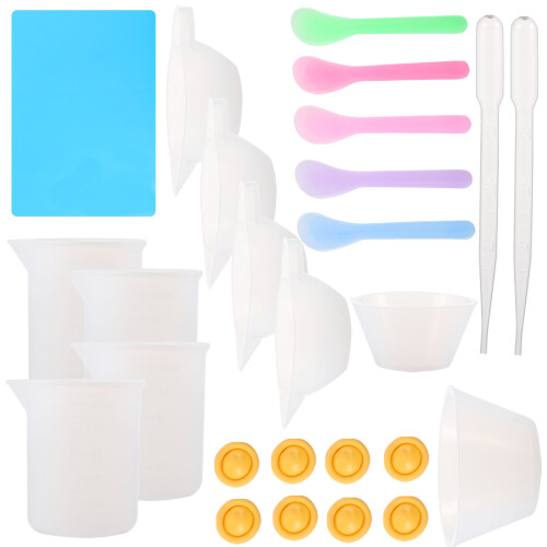 36Pièces Ensemble Outils Époxy Silicone Pour Bricolage DIY Varié