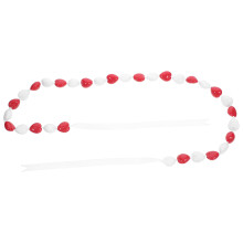 3Pcs Blue Acrylic Party Bead Necklaces for Graduation Decoration