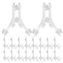 100Pièces Support Chevalet Transparent Résistant Pour Petites Plaques