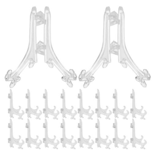 100Pièces Support Chevalet Transparent Résistant Pour Petites Plaques
