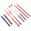 2Pièces Ensemble Percussion Rouge Nylon Bois Mallets Brosses Et Sac 1