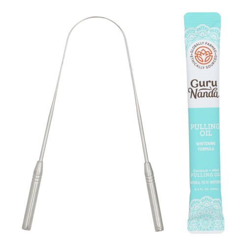 GuruNanda, Whitening Pulling Oil, Coconut + Mint, 28 Pack, 0.4 fl oz (12 ml) Each 2